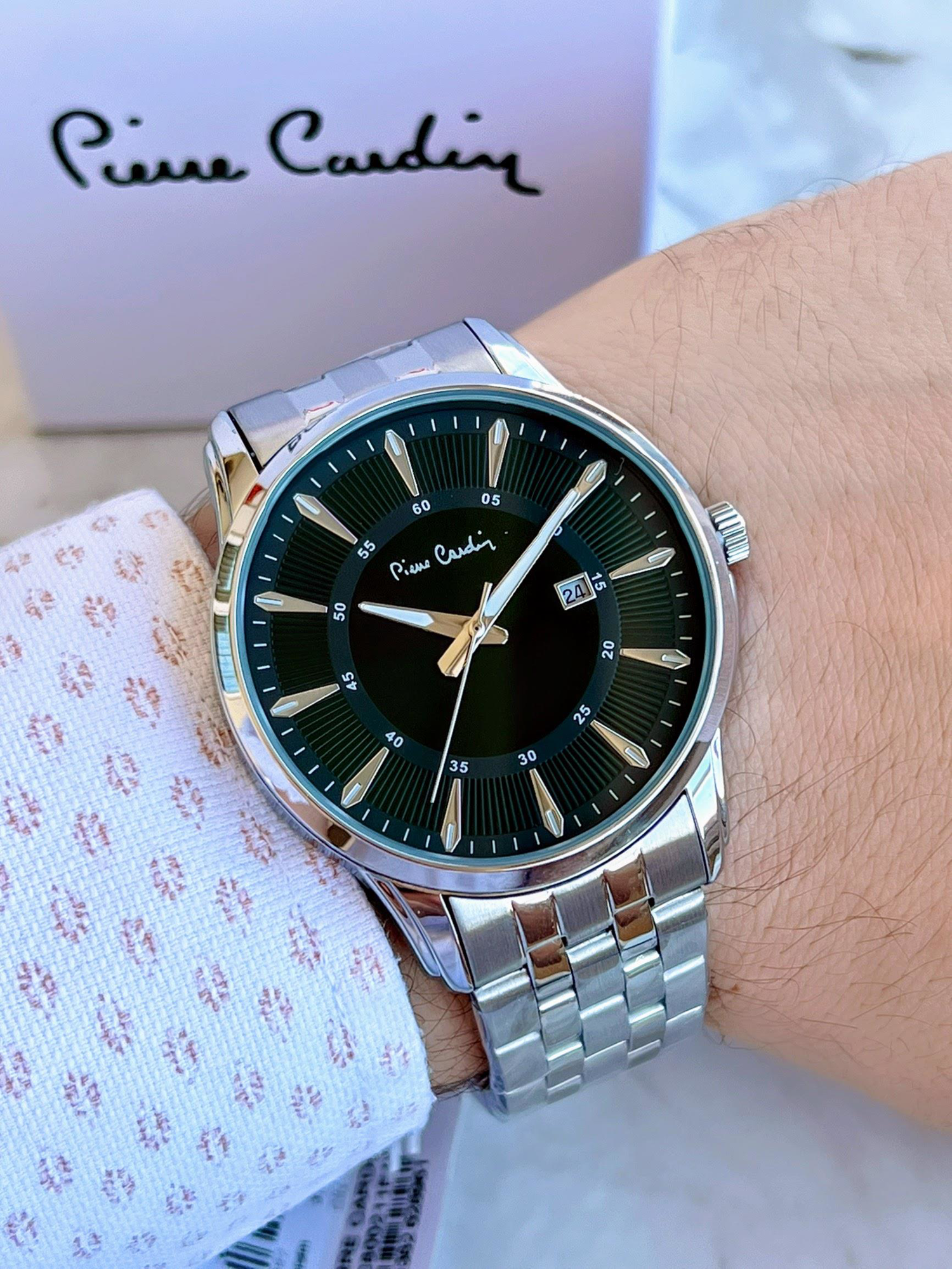 Pierre Cardin Çelik Kordon Erkek Kol Saati 30 Mt Su Gecirmez Pierre Cardin Çelik Kordon Erkek Kol Saati 30 Mt Su Gecirmez