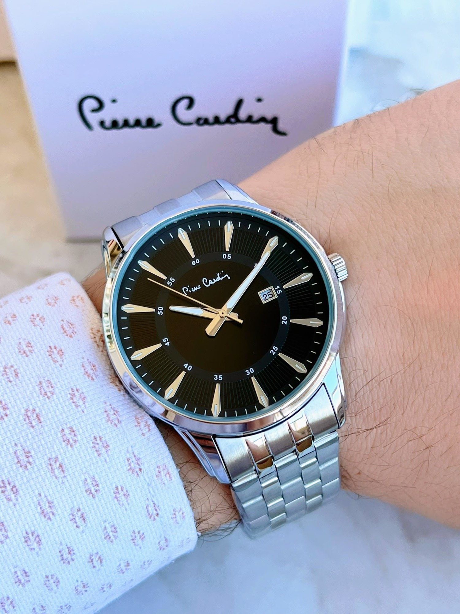 Pierre Cardin Çelik Kordon Erkek Kol Saati 30 Mt Su Gecirmez Pierre Cardin Çelik Kordon Erkek Kol Saati 30 Mt Su Gecirmez
