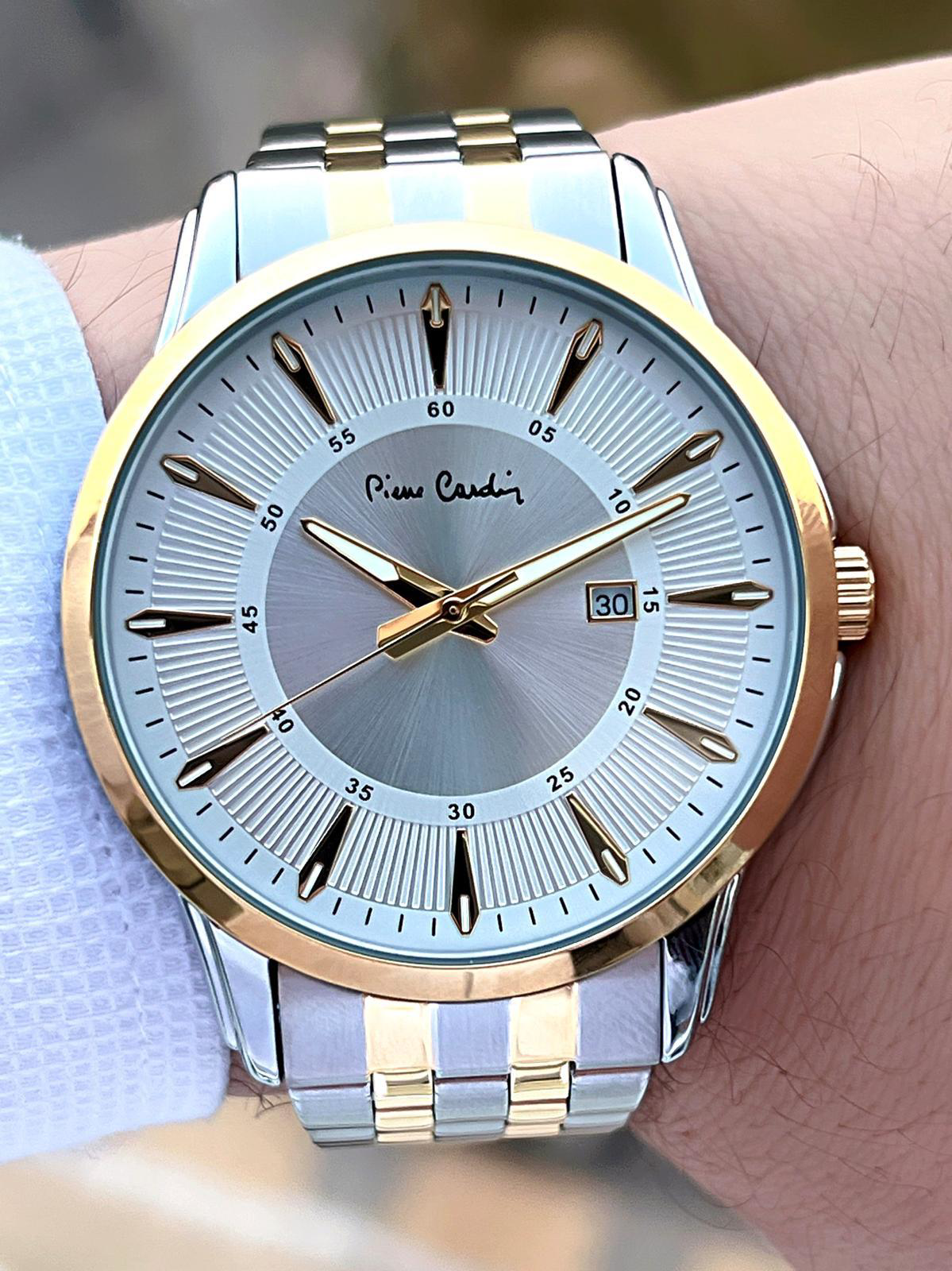 Pierre Cardin Çelik Kordon Takvimli Özel Kadran 3 Atm Suya Dayanı