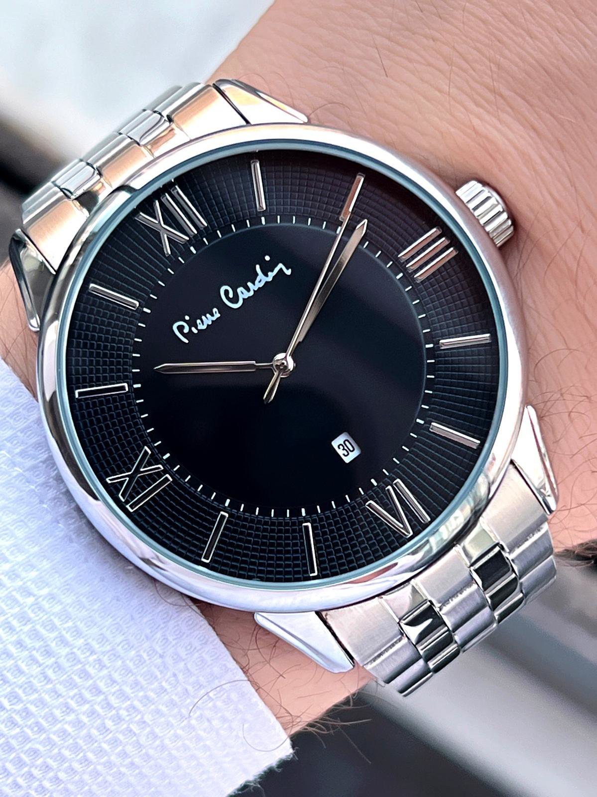 Pierre Cardin Çelik Kordon Takvimli Özel Kadran 3 Atm Suya Dayanı