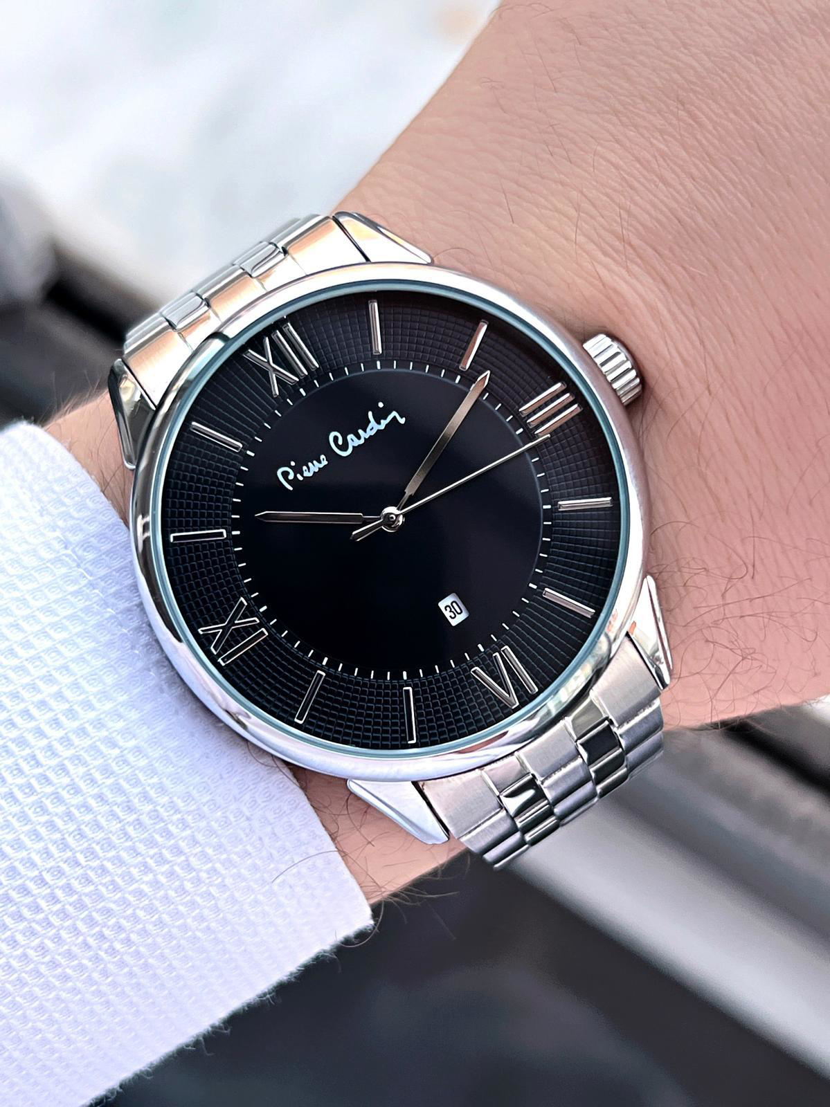 Pierre Cardin Çelik Kordon Takvimli Özel Kadran 3 Atm Suya Dayanı