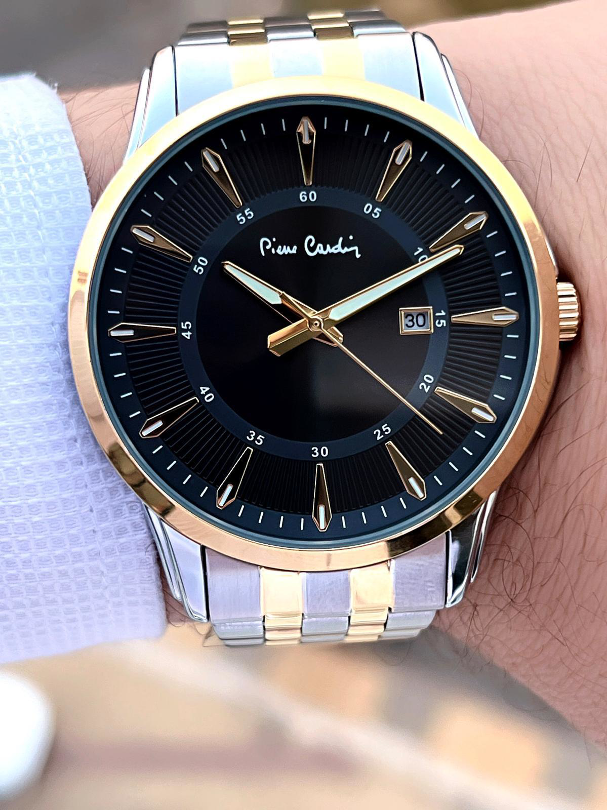 Pierre Cardin Çelik Kordon Takvimli Özel Kadran 3 Atm Suya Dayanı