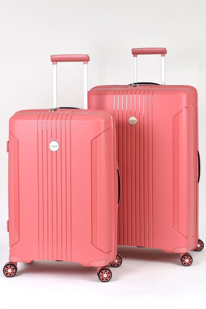 Louisiana Polo Pierre Cardin Polipropilen Kırılmaz 2'Li Valiz Seti Büyük Boy - O