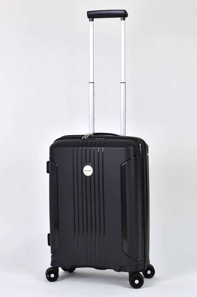 Louisiana Polo Pierre Cardin Polipropilen Kırılmaz 3'Lü Valiz Seti Siyah Pc7060