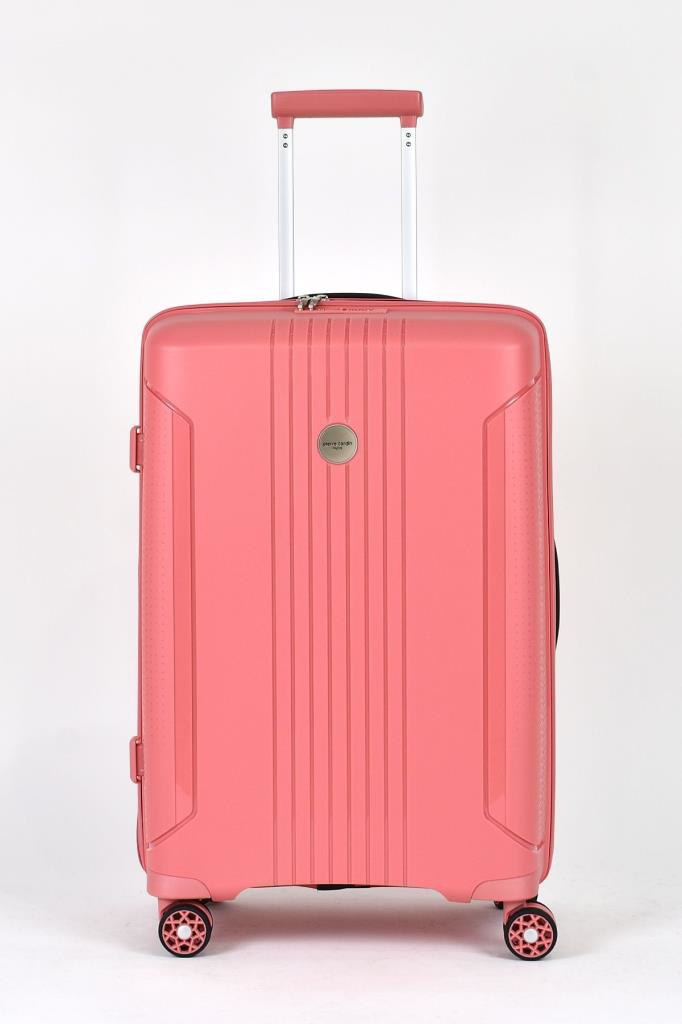 Louisiana Polo Pierre Cardin Polipropilen Kırılmaz 3'Lü Valiz Seti Pudra Pc7060