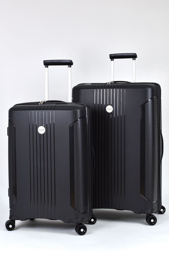 Louisiana Polo Pierre Cardin Polipropilen Kırılmaz 2'Li Valiz Seti Büyük Boy - O