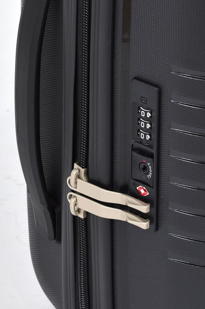 Louisiana Polo Pierre Cardin Polipropilen Kırılmaz 2'Li Valiz Seti Orta Boy - Ka