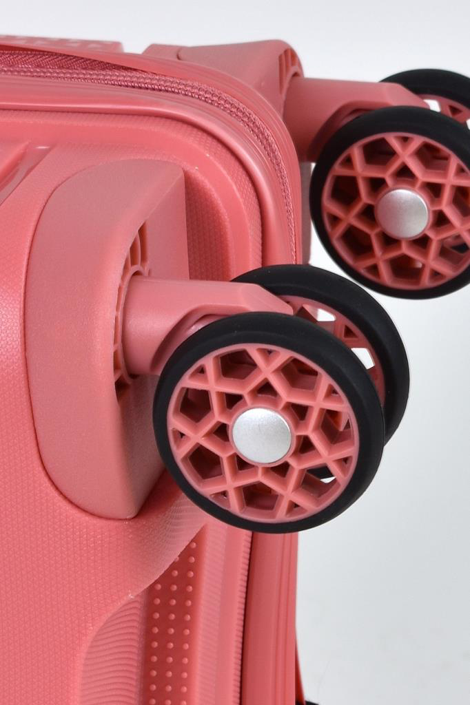 Louisiana Polo Pierre Cardin Polipropilen Kırılmaz 3'Lü Valiz Seti Pudra Pc7060