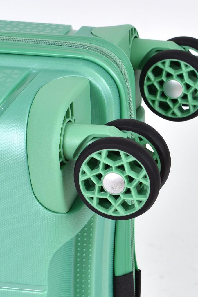 Louisiana Polo Pierre Cardin Polipropilen Kırılmaz 3'Lü Valiz Seti Yeşil Pc7060