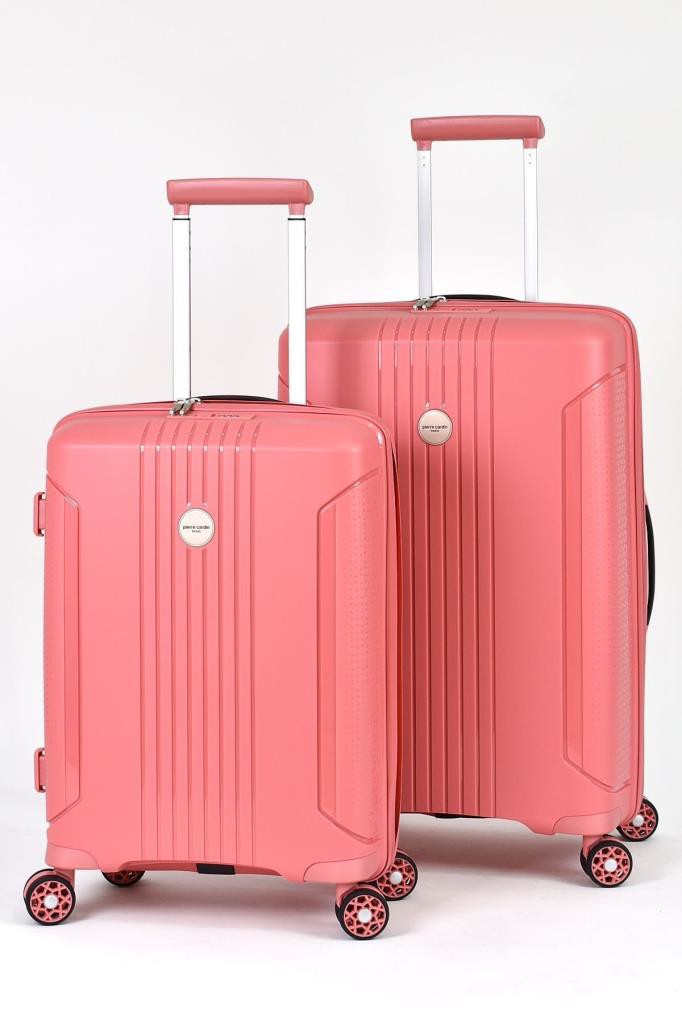 Louisiana Polo Pierre Cardin Polipropilen Kırılmaz 2'Li Valiz Seti Orta Boy - Ka