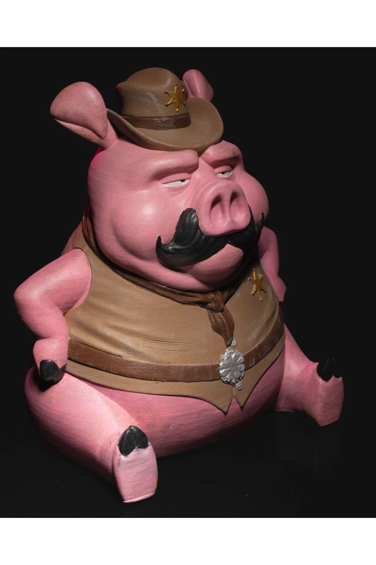 Piggy Bank - Sheriff Bacon Buck Kumbara