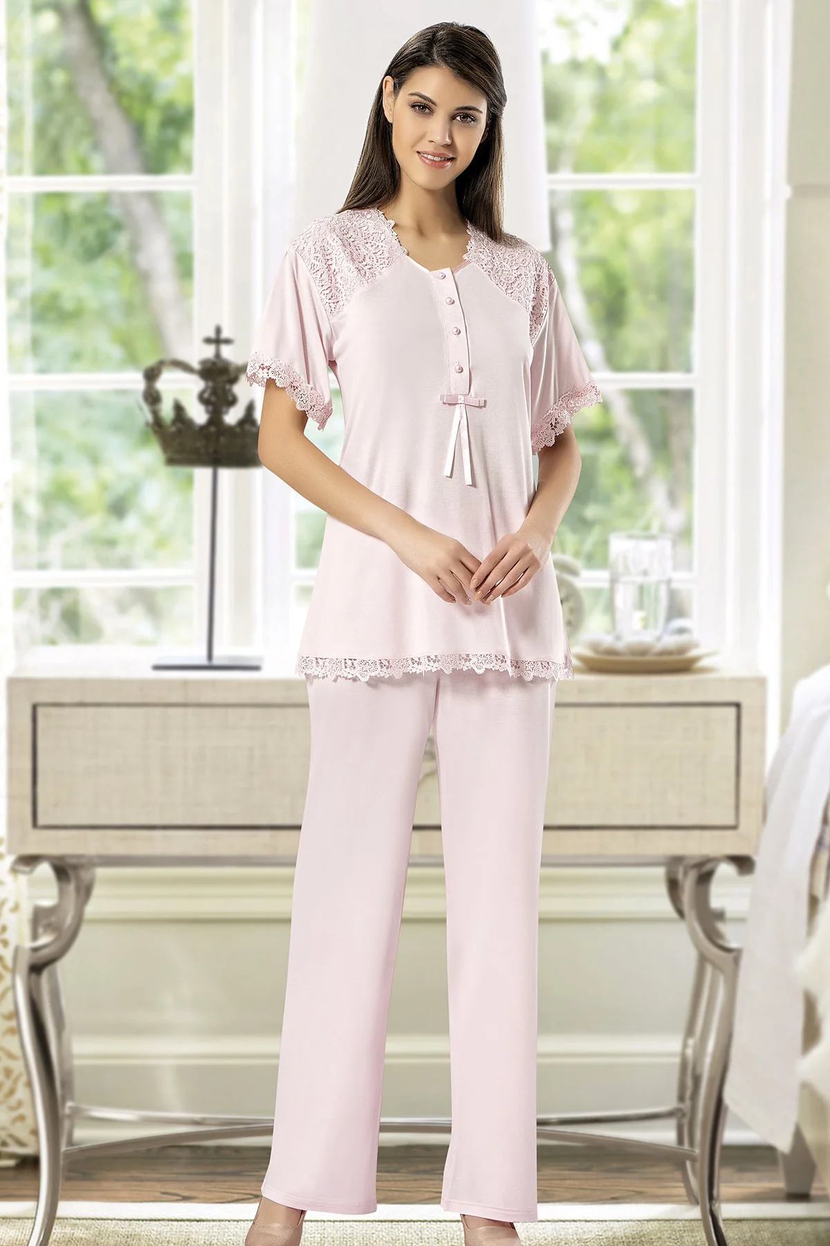 Pijama Takımı, 3'lü Takım, Lohusa Pijama Takımı, 4200