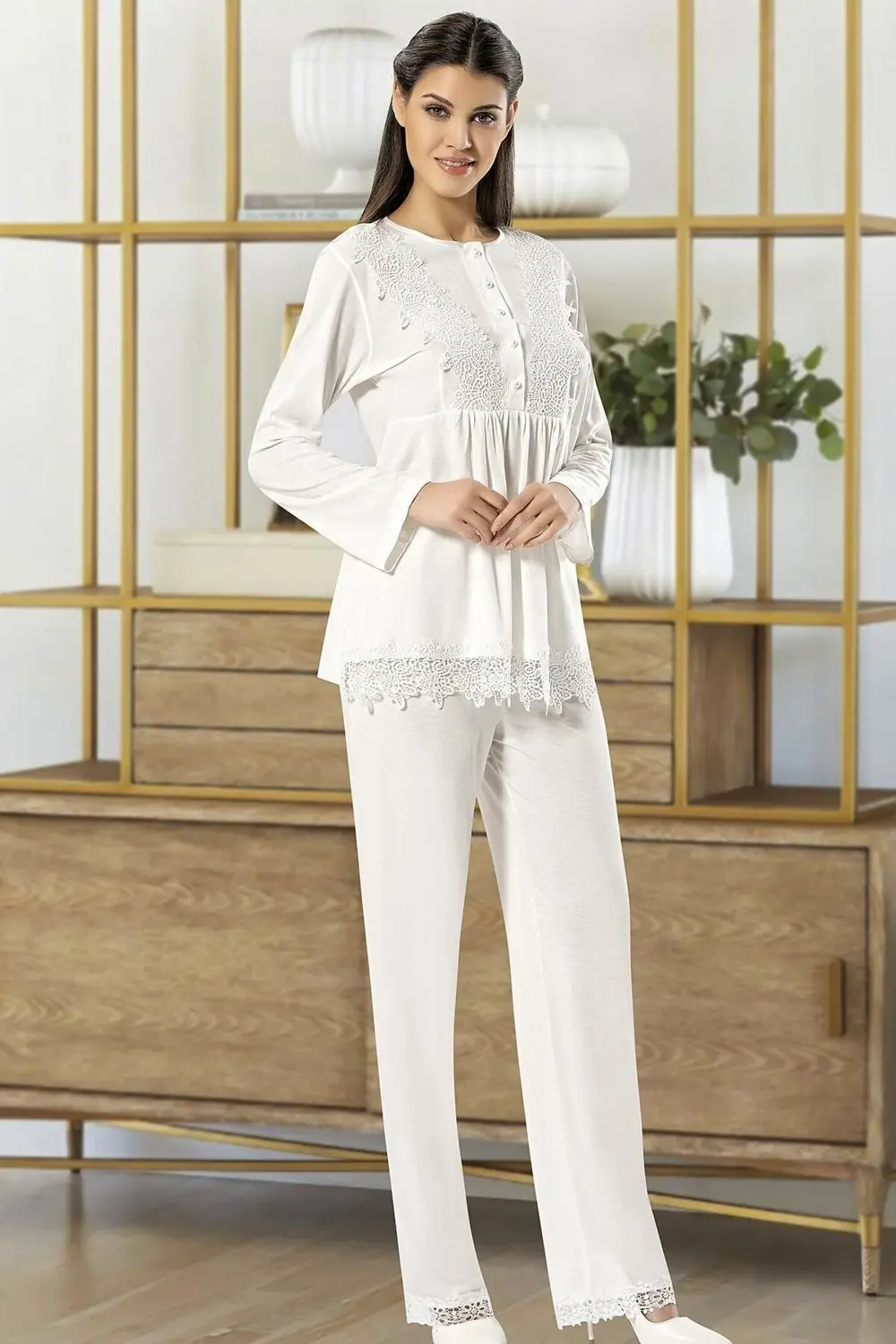 Pijama Takımı, 3'lü Takım, Lohusa Pijama Takımı, 4100