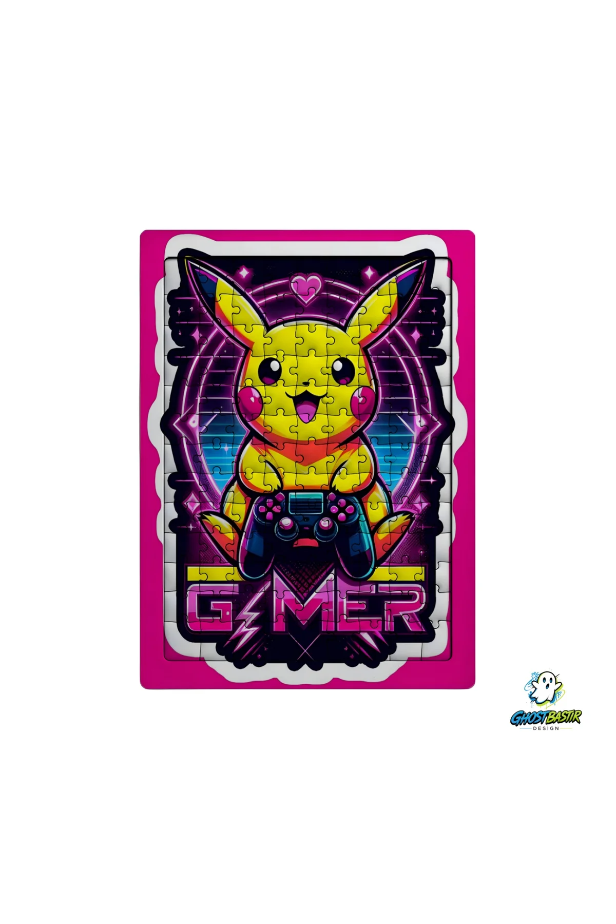 Pikachu 99 Parça Ayaklı Puzzle – Dekoratif Çocuk Yapbozu 0177
