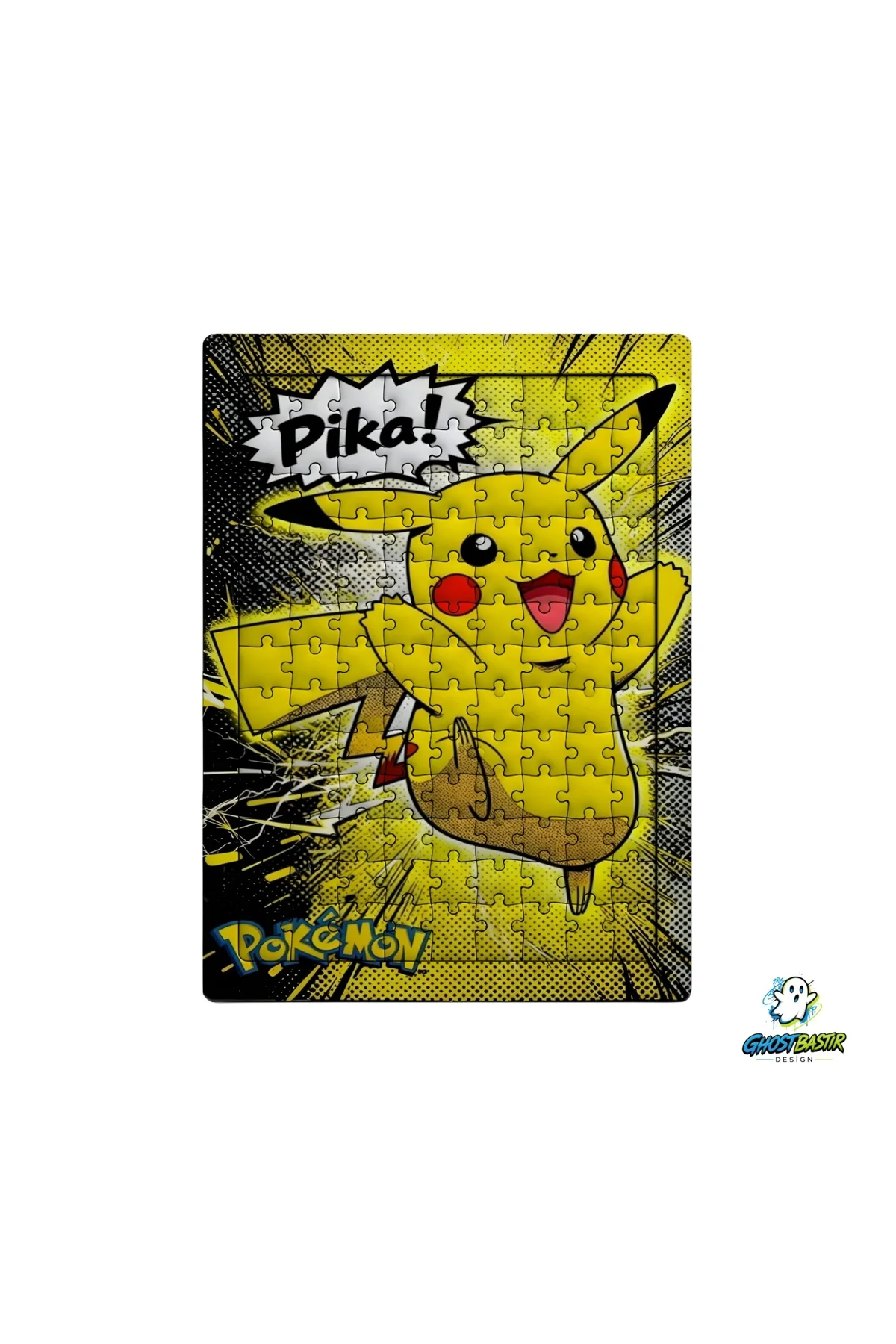 Pikachu 99 Parça Ayaklı Puzzle – Dekoratif Çocuk Yapbozu 0175