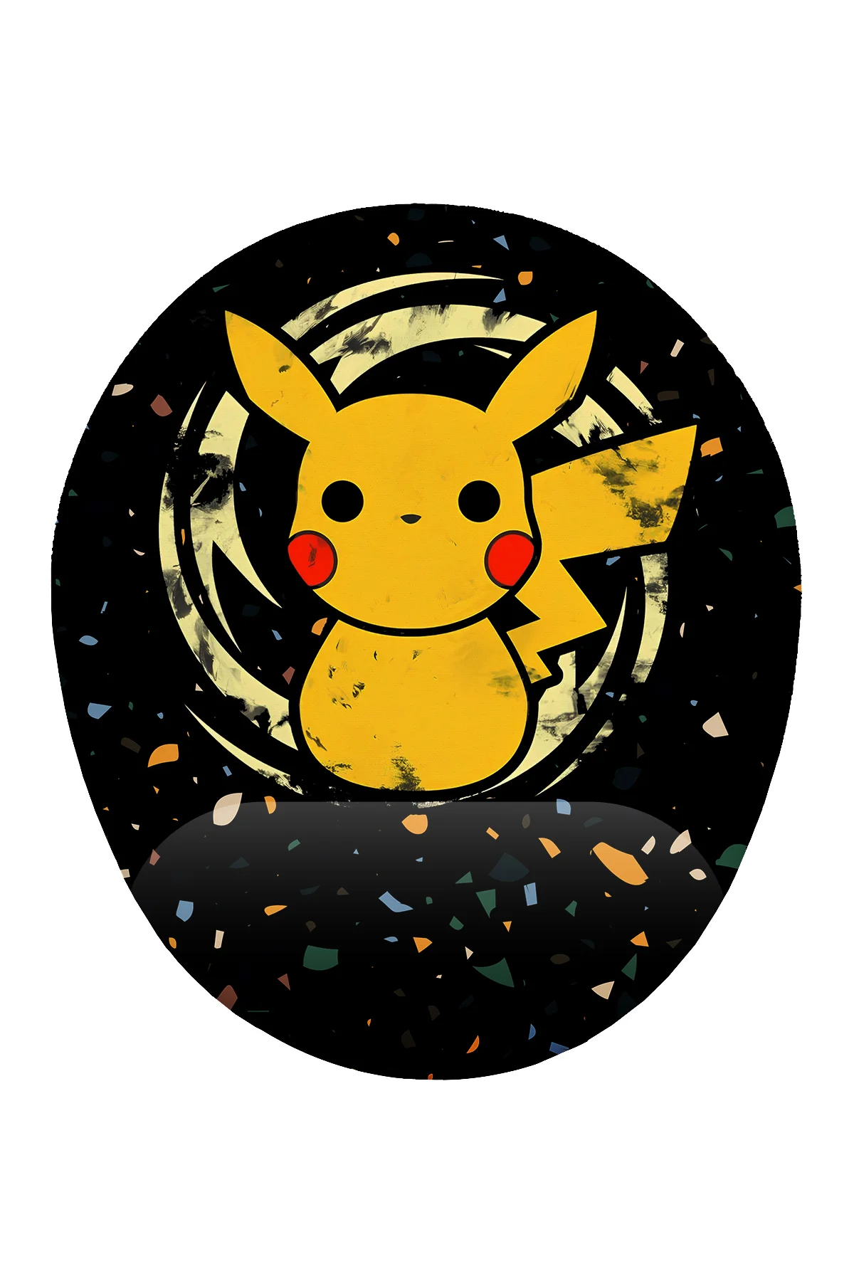 Pikachu Bilek Destekli Mouse Pad Ergonomik Kaymaz Taban Mousepad 