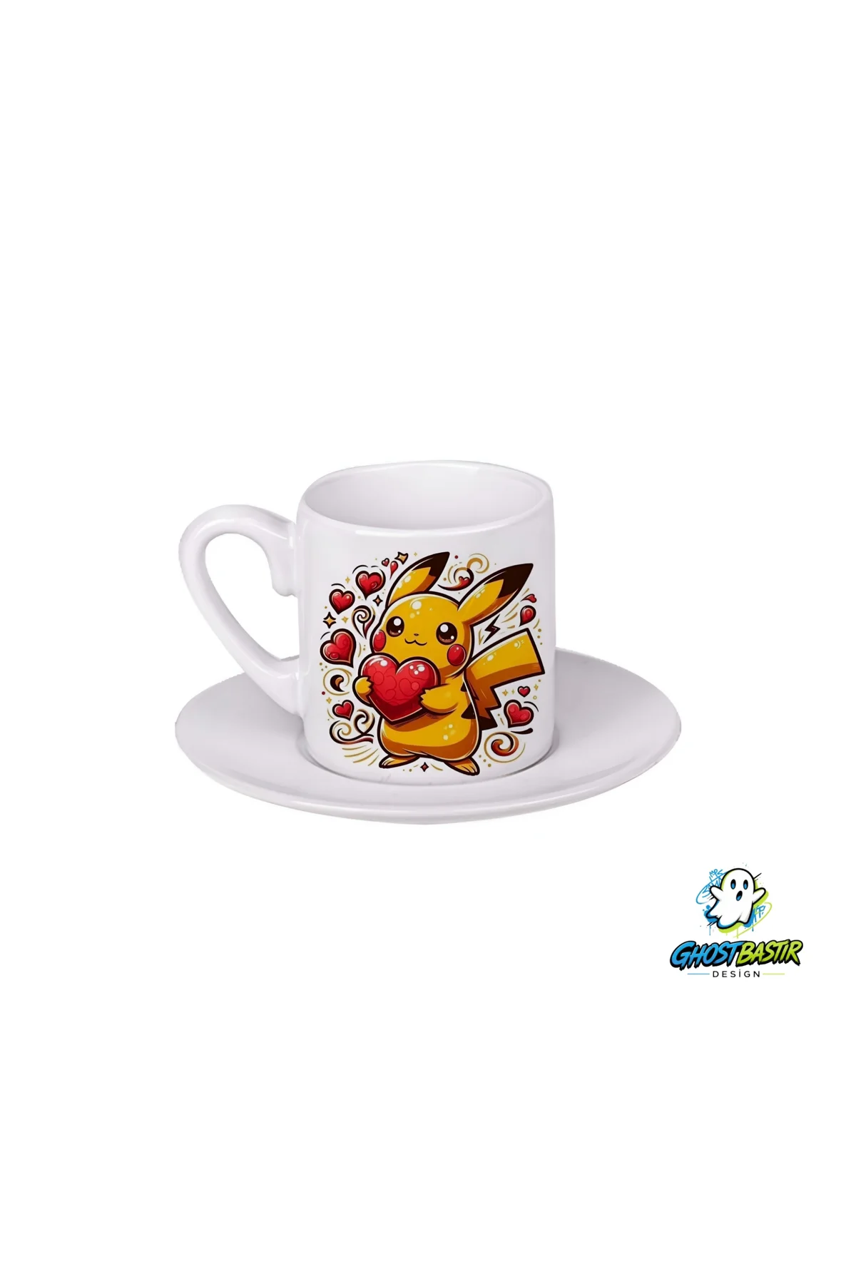 Pikachu Türk Kahvesi Fincanı 0158