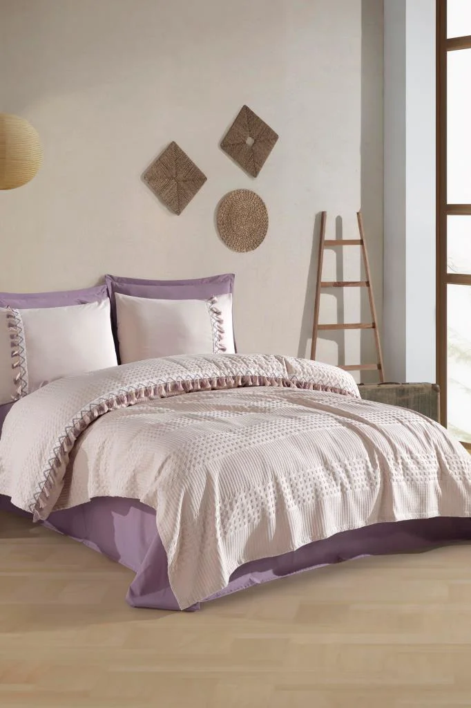 Pike Takımı Çift Kişilik Bohemline V8 Taş Rengi