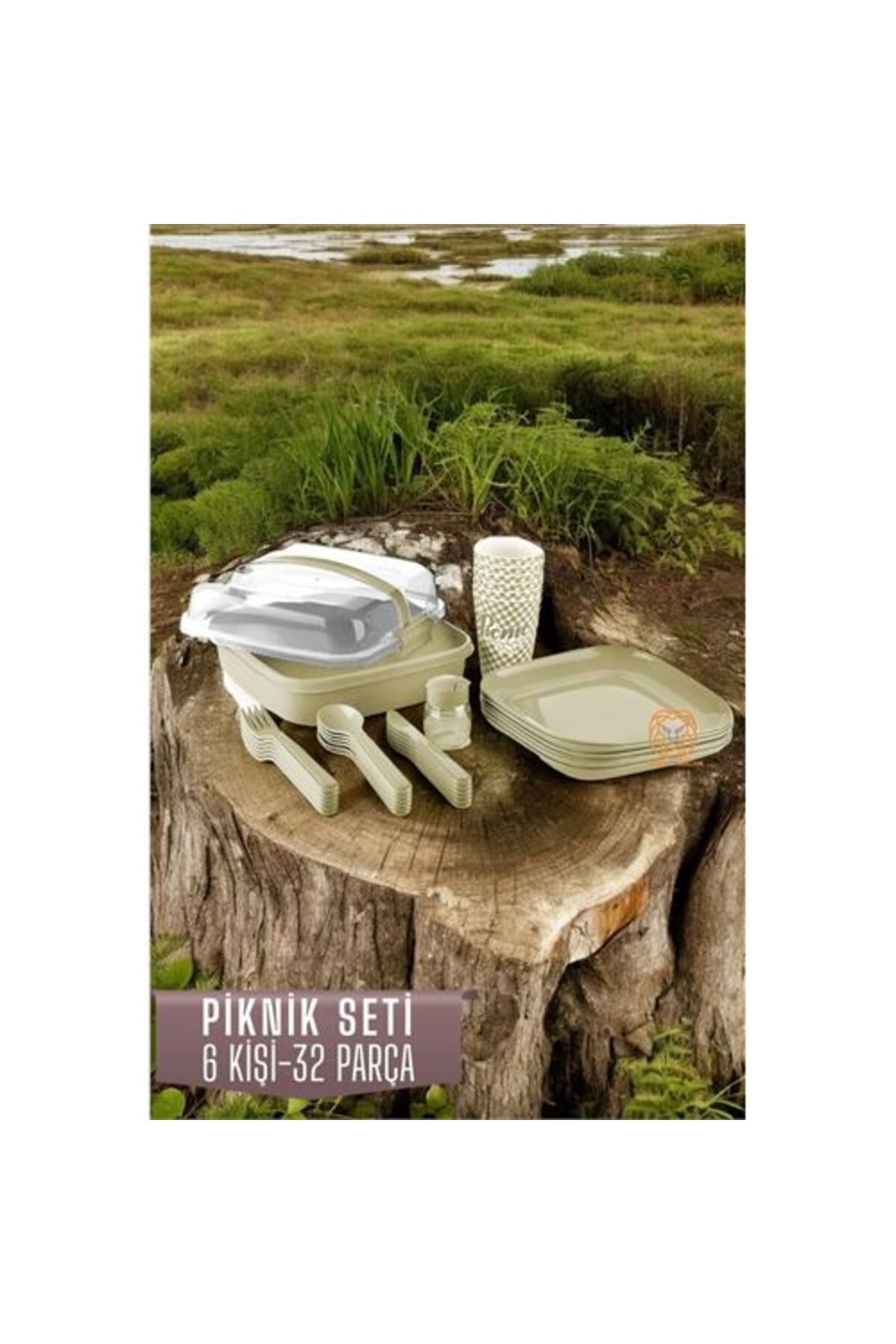 Piknik Seti 6 Kişilik 32 Parça LATTE