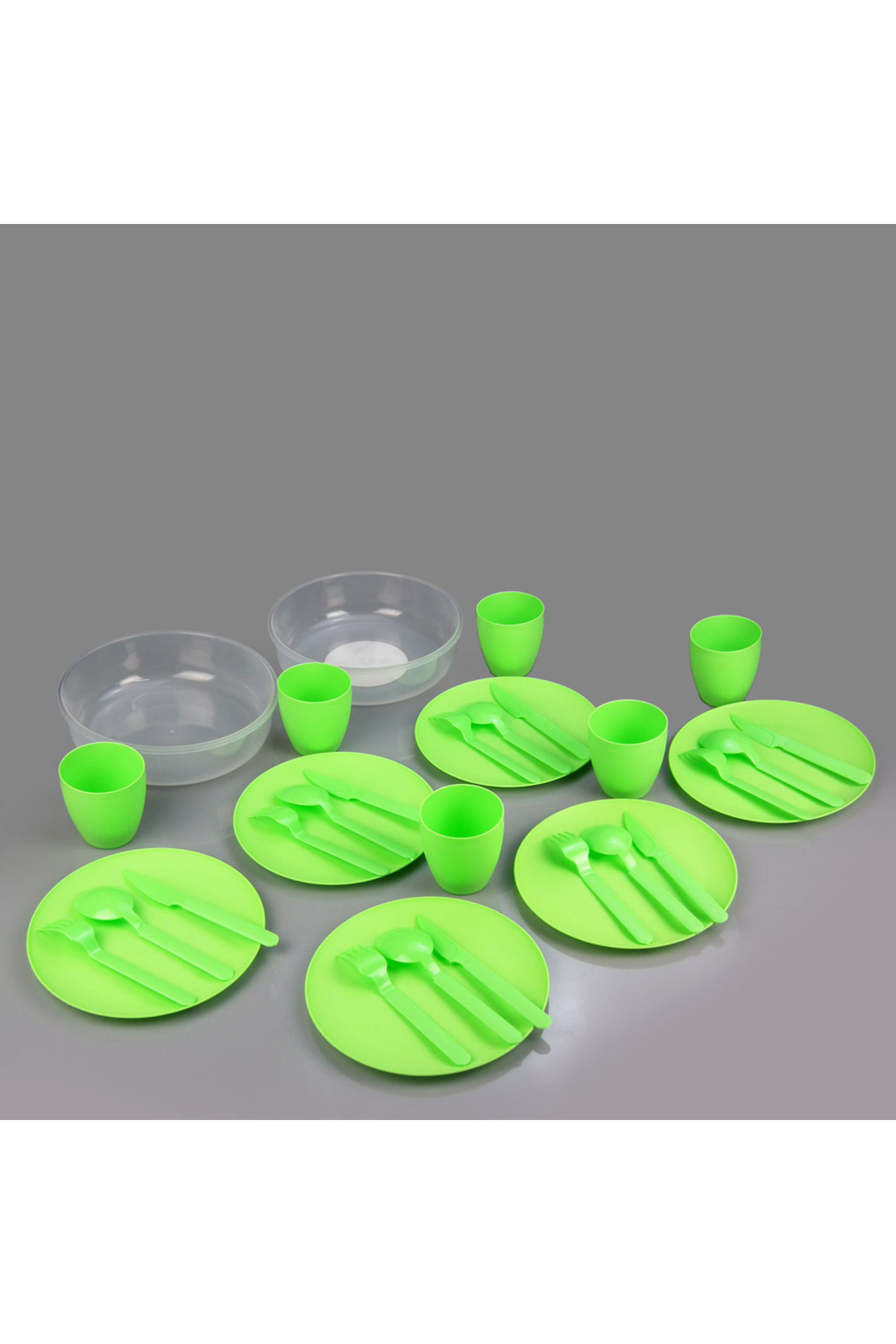 Go İthalat Piknik Seti 6 Kişilik Çantalı 32 Parça