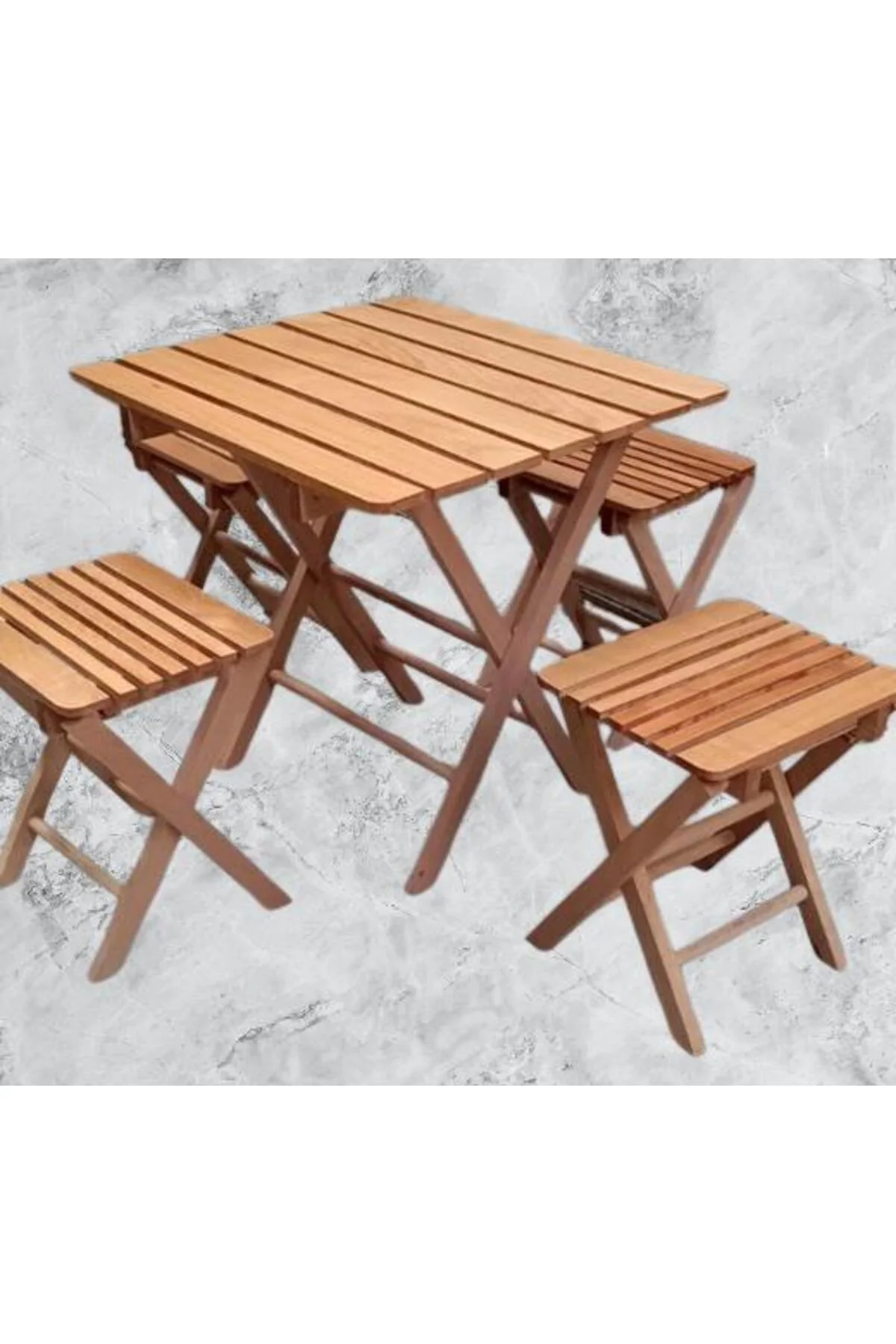 Piknik Seti Katlanabilir 90392 Kayın Ağacı AZ Yer İşgal Eder Çok İş Yapar El Yapım Piknik Seti Katlanabilir 90392 Kayın Ağacı AZ Yer İşgal Eder Çok İş Yapar El Yapım