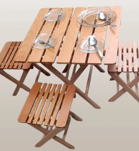 Piknik Seti Katlanabilir 90392 Kayın Ağacı AZ Yer İşgal Eder Çok 