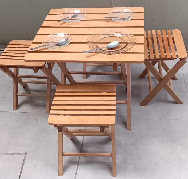 Piknik Seti Katlanabilir 90392 Kayın Ağacı AZ Yer İşgal Eder Çok 