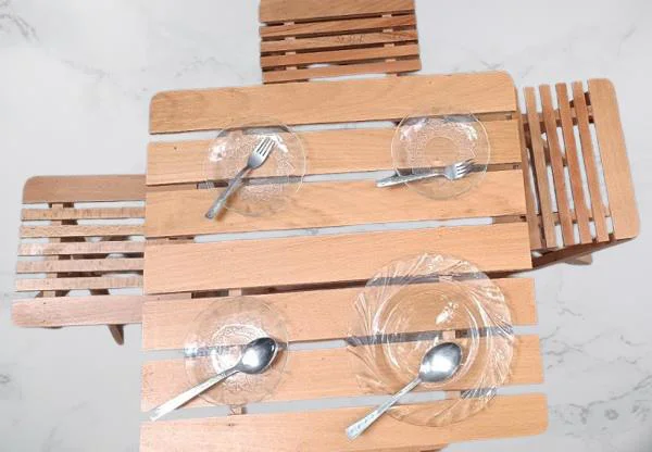 Piknik Seti Katlanabilir 90392 Kayın Ağacı AZ Yer İşgal Eder Çok 