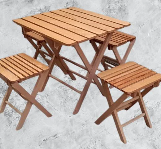 Piknik Seti Katlanabilir 90392 Kayın Ağacı AZ Yer İşgal Eder Çok 
