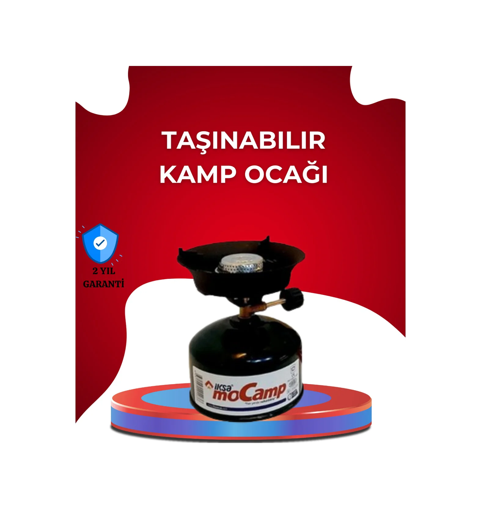 Piknik Ve Doğa Yürüyüşü İçin Taşınabilir Kamp Ocağı Çok Renkli