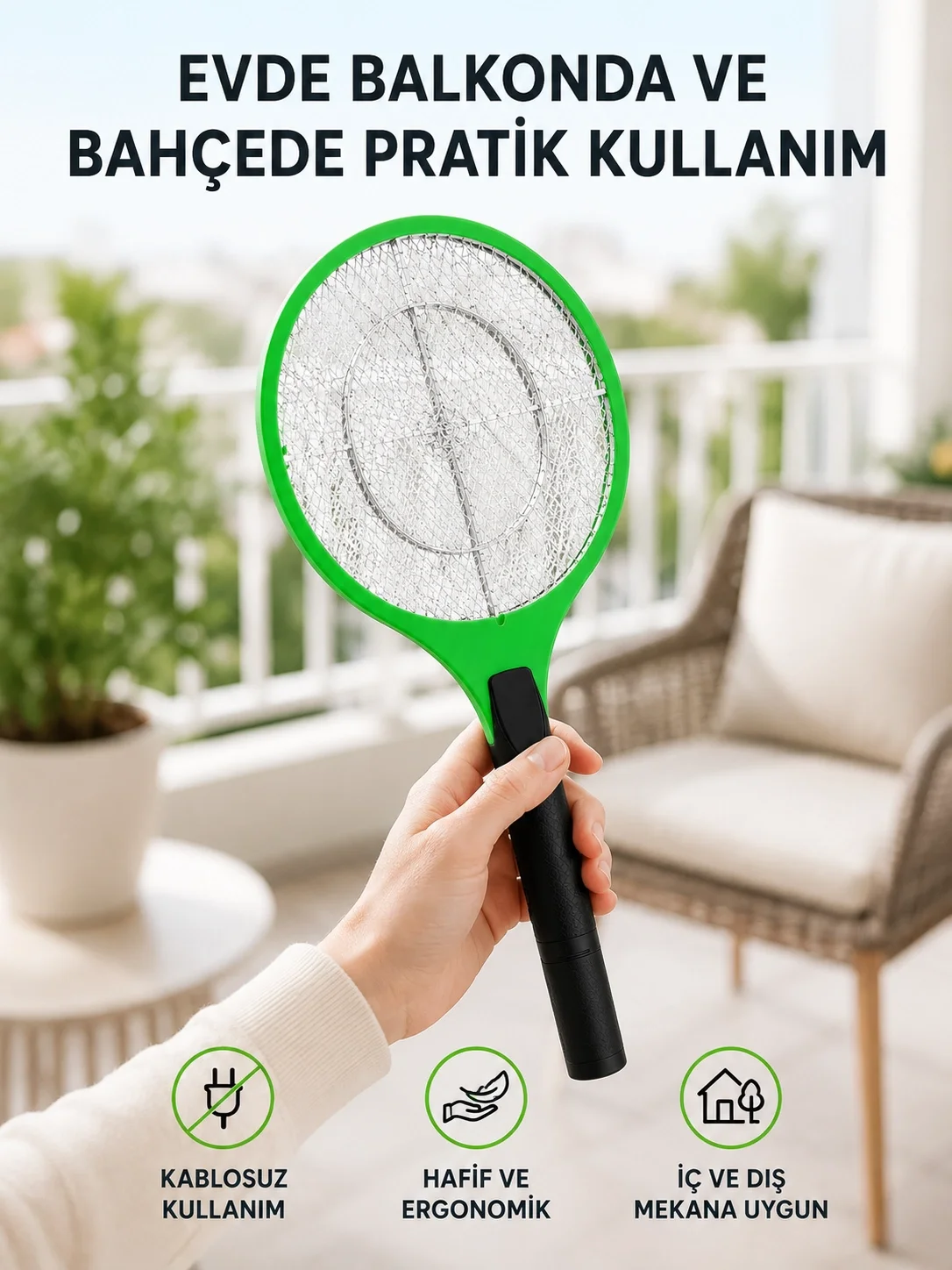 Pil ile Çalışan Elektronik Sinek Öldürücü – Çocuk ve Evcil Hayvan Dostu Tasarım Fiyatı, Yorumları ve Özellikleri