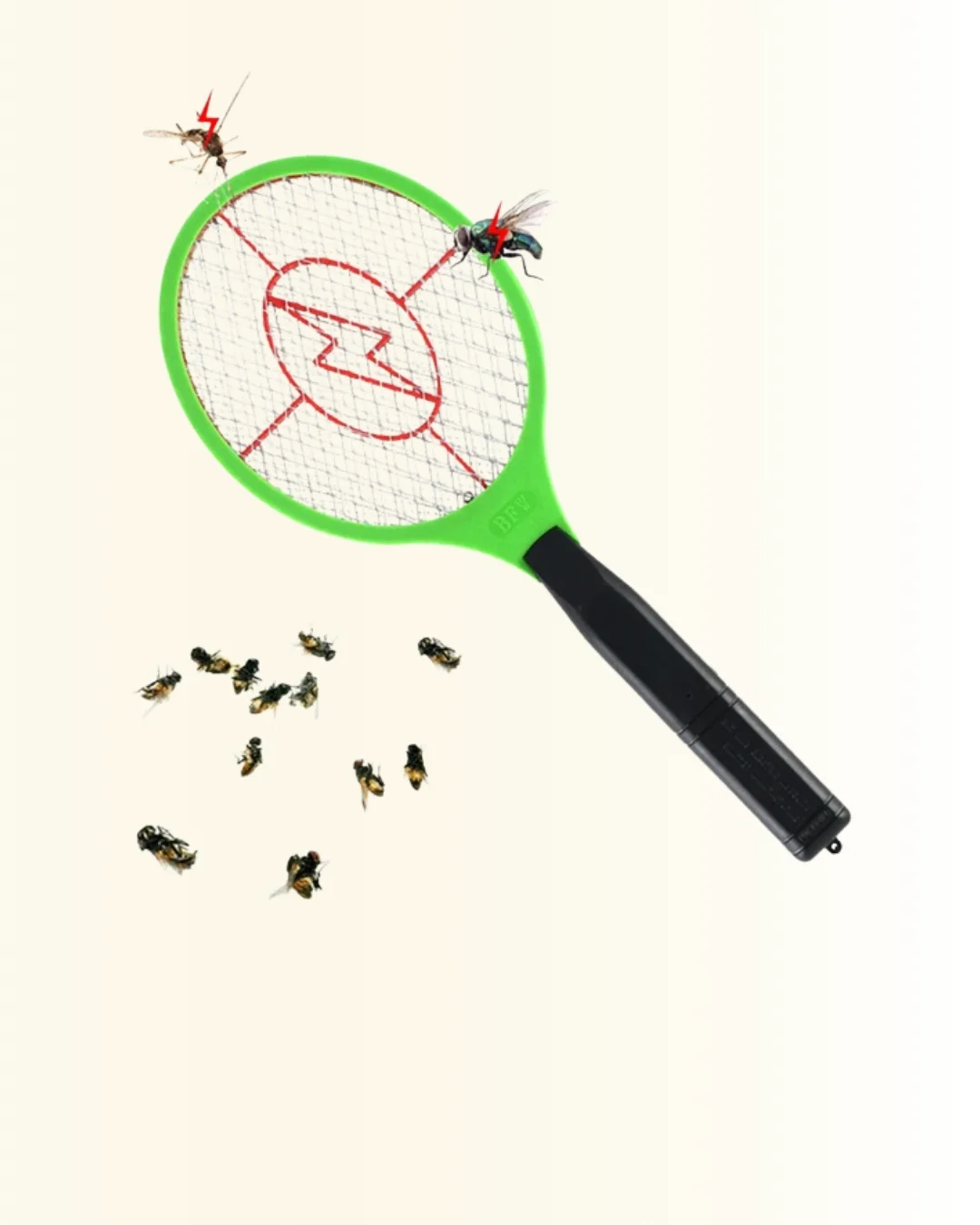 Pil ile Çalışan Elektrikli Sivrisinek Raketi | Kimyasal İçermeyen Hijyenik Çözüm Yeni Nesil