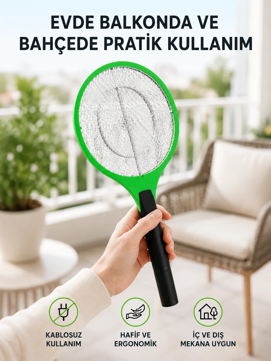 Pil ile Çalışan Elektronik Sinek Öldürücü – Çocuk ve Evcil Hayvan Dostu Tasarım Fiyatı, Yorumları ve Özellikleri