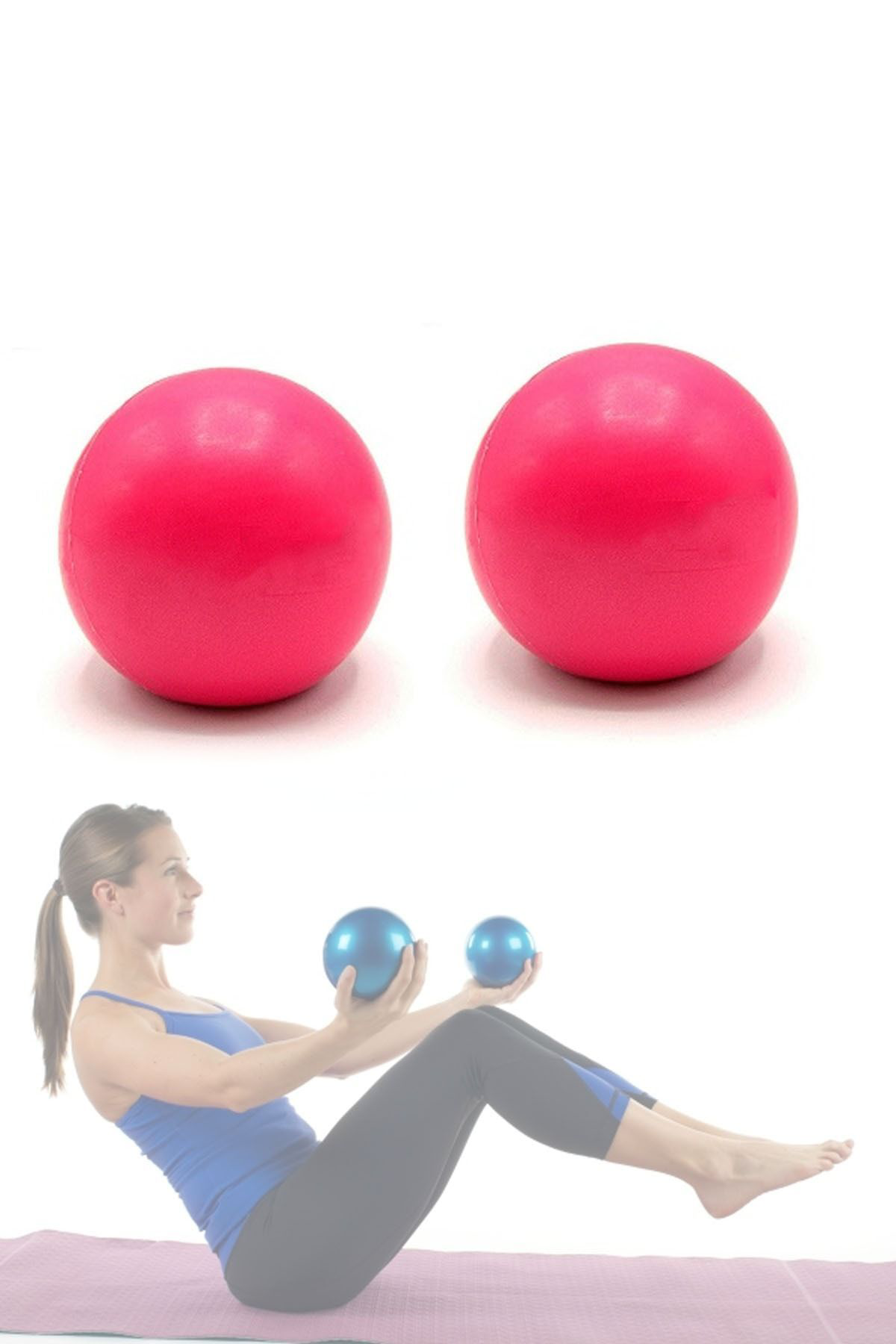 Jet Pilates Ağırlık Topu Plates Toning Ball Denge Ve Agirlik Topu 0.5