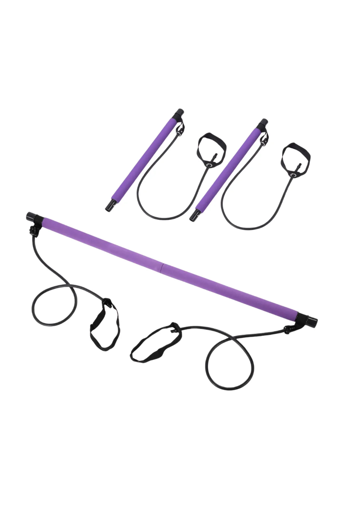 Pilates Bar Direnç Çubuğu Kas Tonlama ve Esneklik Artırıcı Tasarı