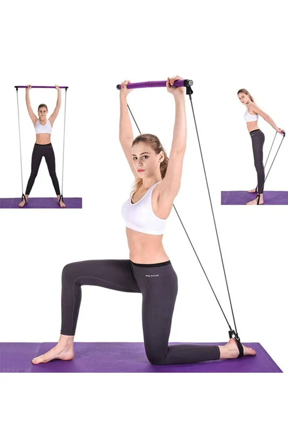 Pilates Barı Portable Pilates Studio Aleti Çekme Direnç Lastiği V