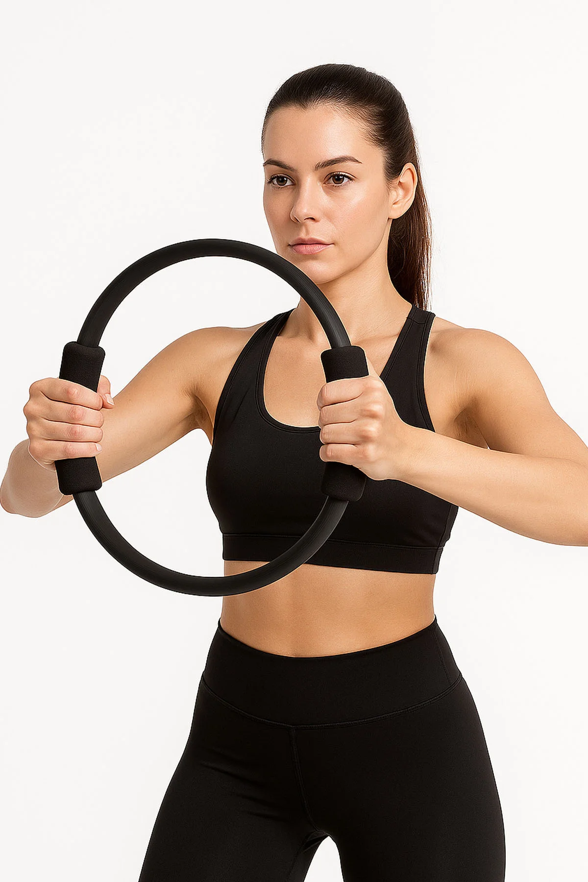 Pilates Çemberi ve 3’lü Direnç Bandı Lastiği Seti – Evde Fitness, Pilates Çemberi ve 3’lü Direnç Bandı Lastiği Seti – Evde Fitness,