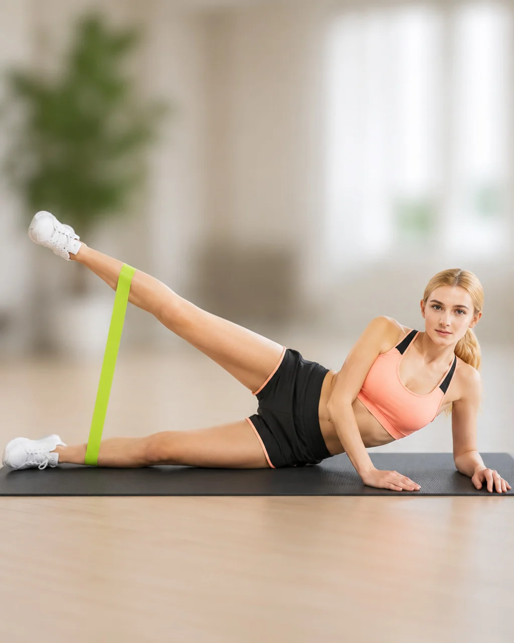 Pilates Direnç Lastiği Fitness Yoga Ve Evde Spor İçin Çok Amaçlı Bant - Lisinya Diğer