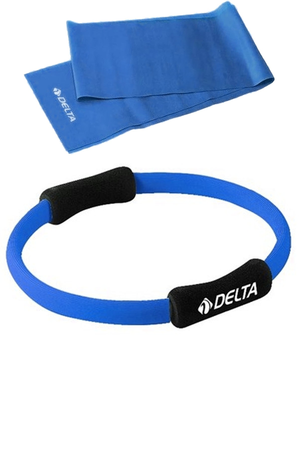 Delta Pilates Egzersiz Çemberi, 120X15 Cm Jimnastik Pilates Bandi Lasti
