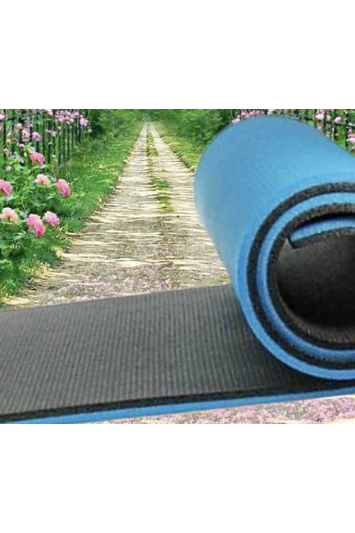Pilates Matı Spor Matı Çift Taraflı Kalın Mat Kamp Minderi pembe mavi sarı