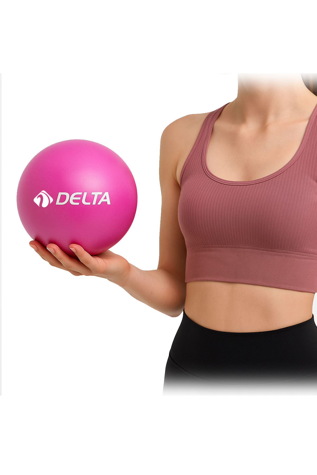 Delta Pilates Sikilaştirici Set – 20 Cm Denge Topu + 120X15 Pilates Ban