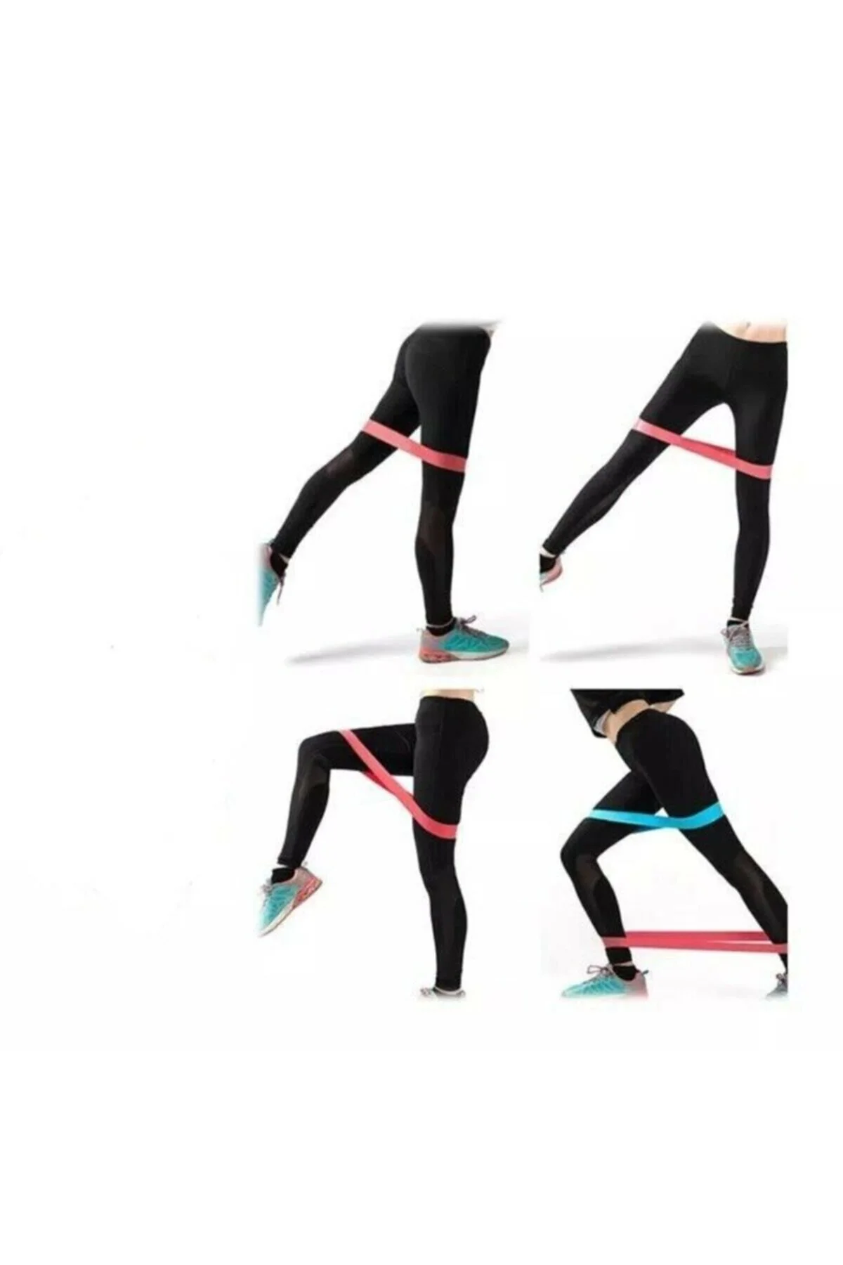 Pilates Squat Aerobik Direnç Lastiği 5 Li Paket