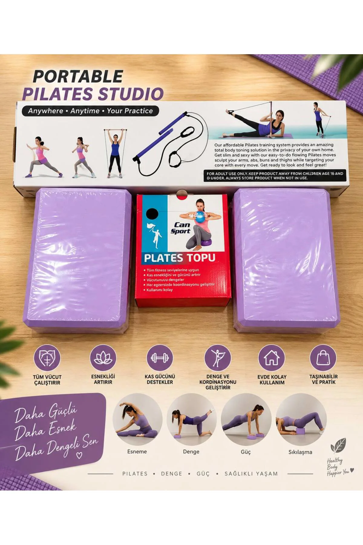 Pilates Yoga Seti