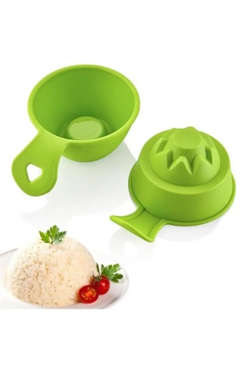 ® Pilav Ve Helva Şekil Verici Pratik Servis Kalıbı Aleti (2 Adet)