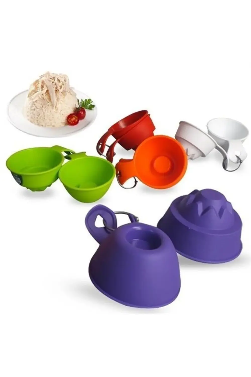 ® Pilav Ve Helva Şekil Verici Pratik Servis Kalıbı Aleti (2 Adet)