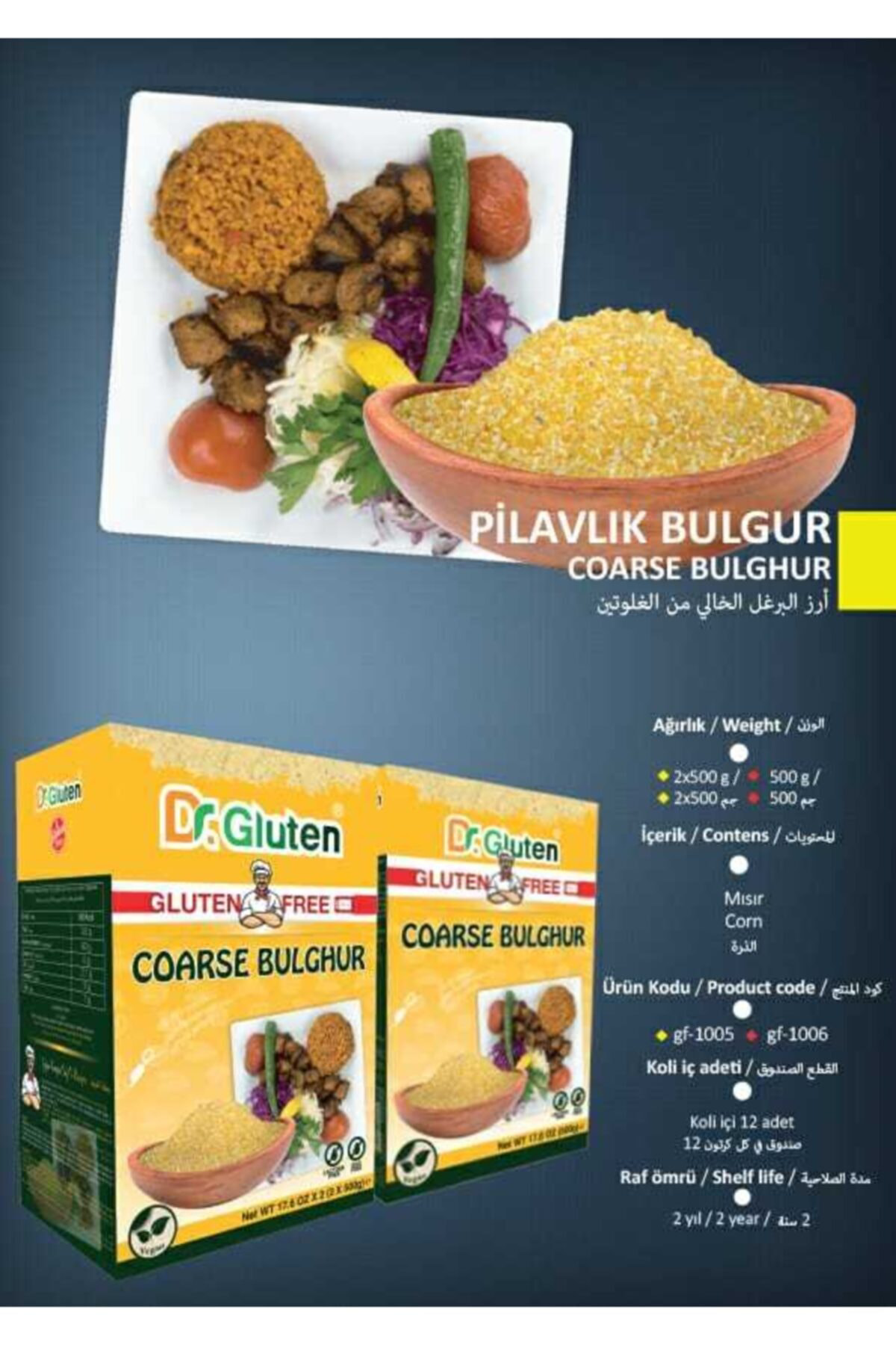Pilavlık Bulgur 500 G. (GLUTENSİZ)