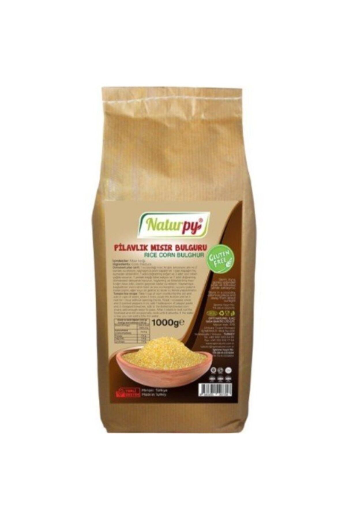 Pilavlık Mısır Bulguru 1000gr Glutensiz
