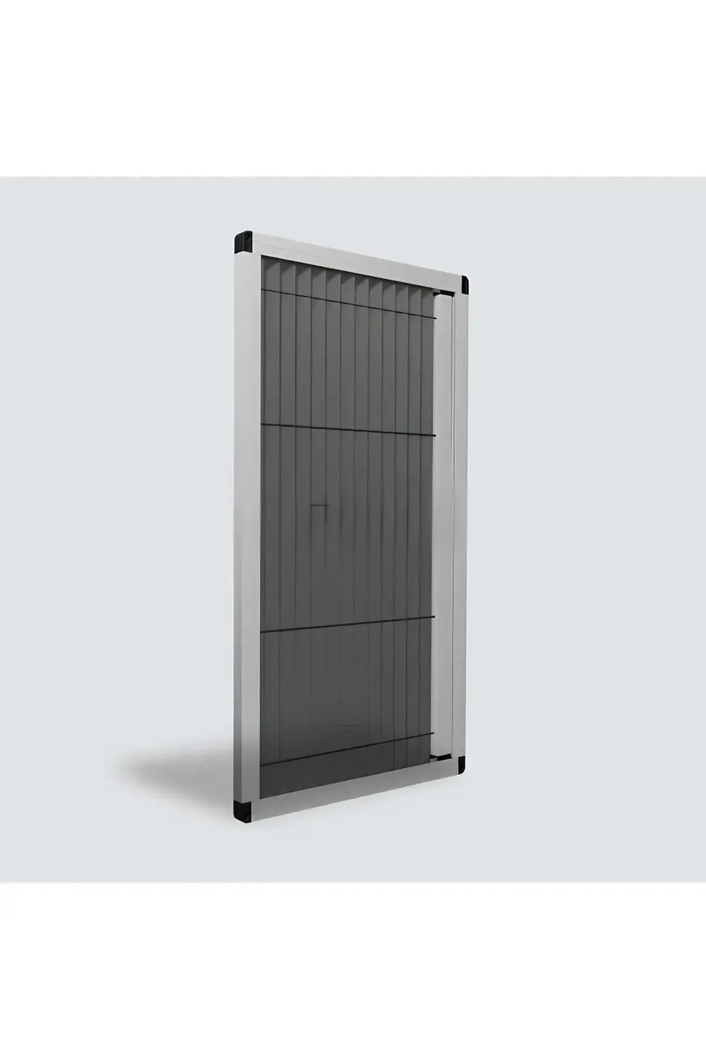 Pileli Plise Sürgülü Akordiyon Katlanır Pencere Sinekliği BEYAZ 7