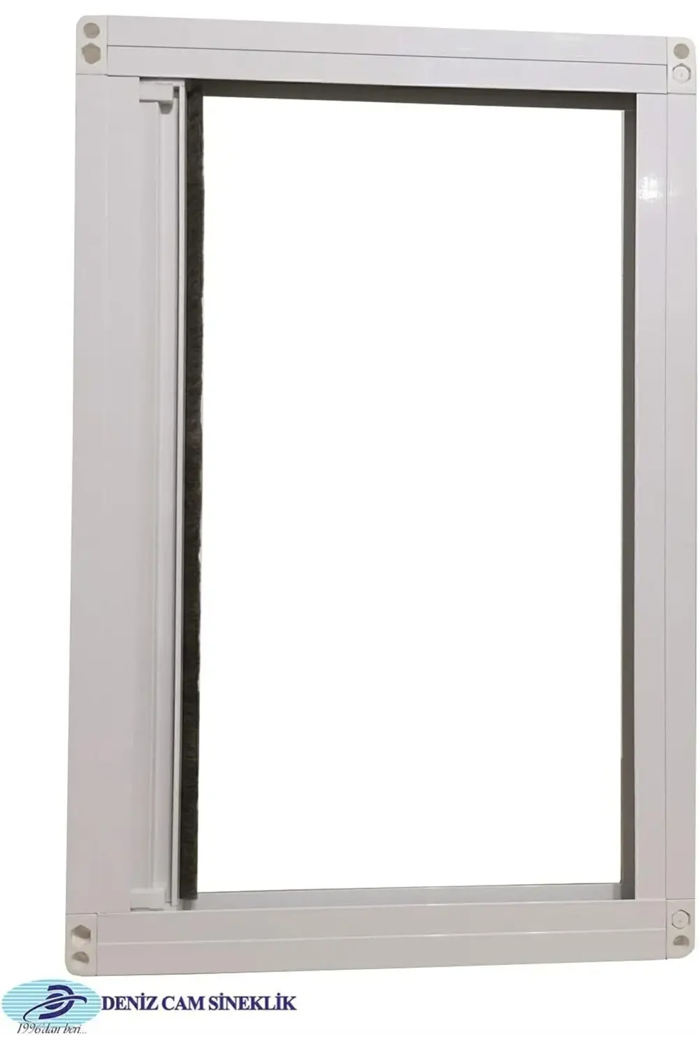 Pileli Plise Sürgülü Akordiyon Katlanır Pencere Sinekliği 0-70 Cm