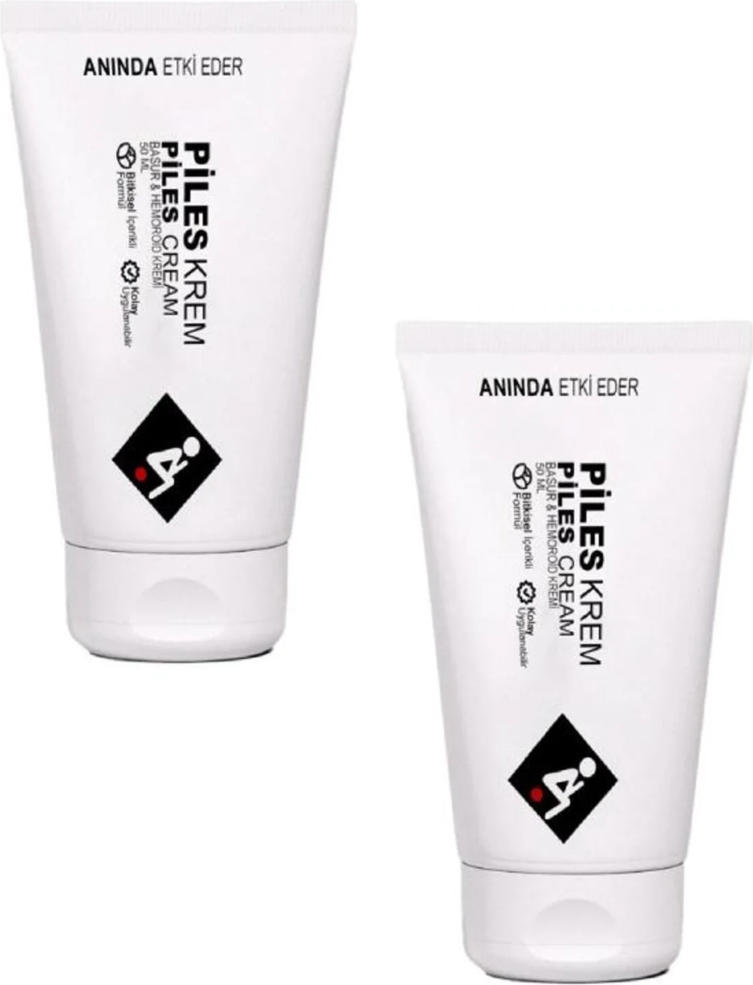 Piles Bakım Kremi - Hemoroid Rahatlatıcı Yeni Formül 50 ml x 2 Adet